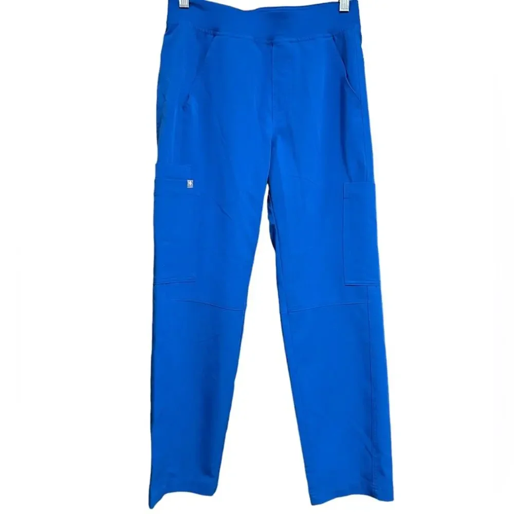 Figs Men’s Royal Blue Axim 2.0 Cargo Style Scrub Pant Size X-Small
